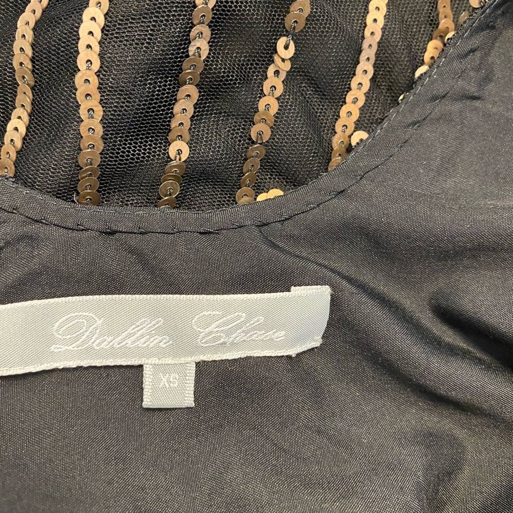 Falling Chase Mesh Sequinned Maternity Dress, Xs - image 3